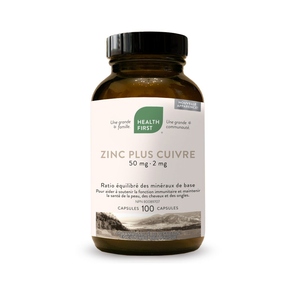 Zinc plus cuivre